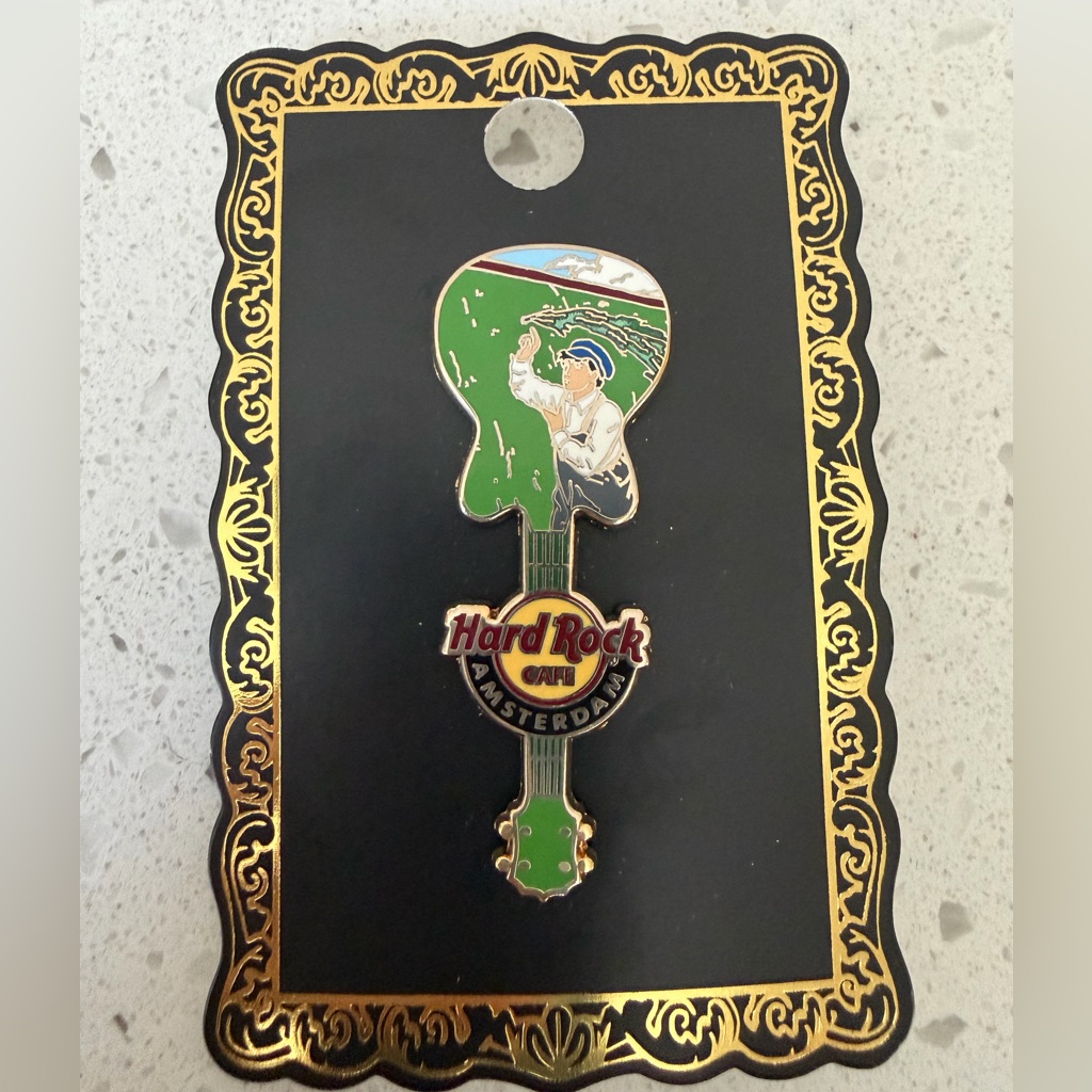 Rare Hard Rock Cafe Amsterdam Limited Edition Pin 29$
